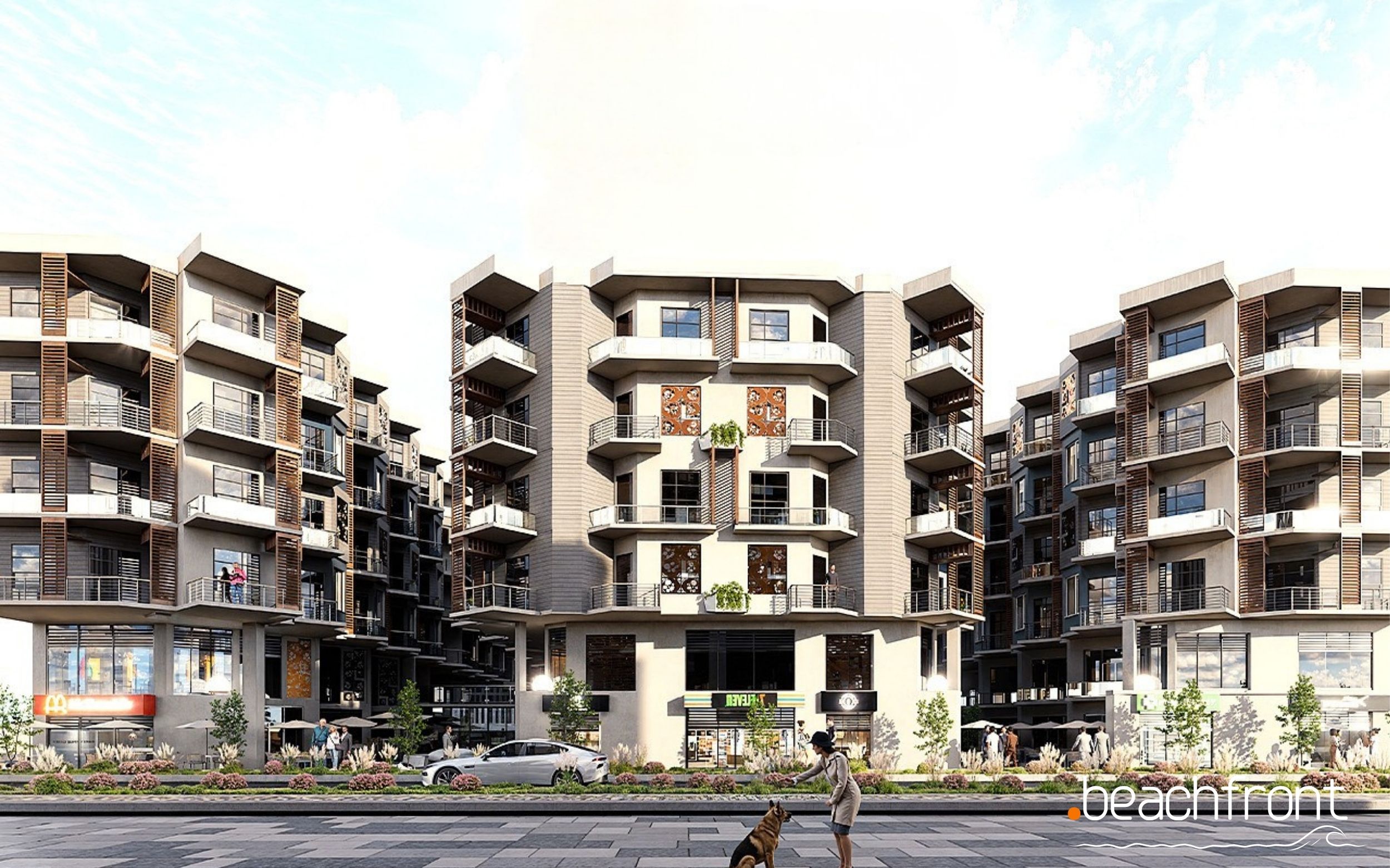 Lunar Resort Hurghada | Апартаменты с 1 спальней | 70 м² | Вид на площадь