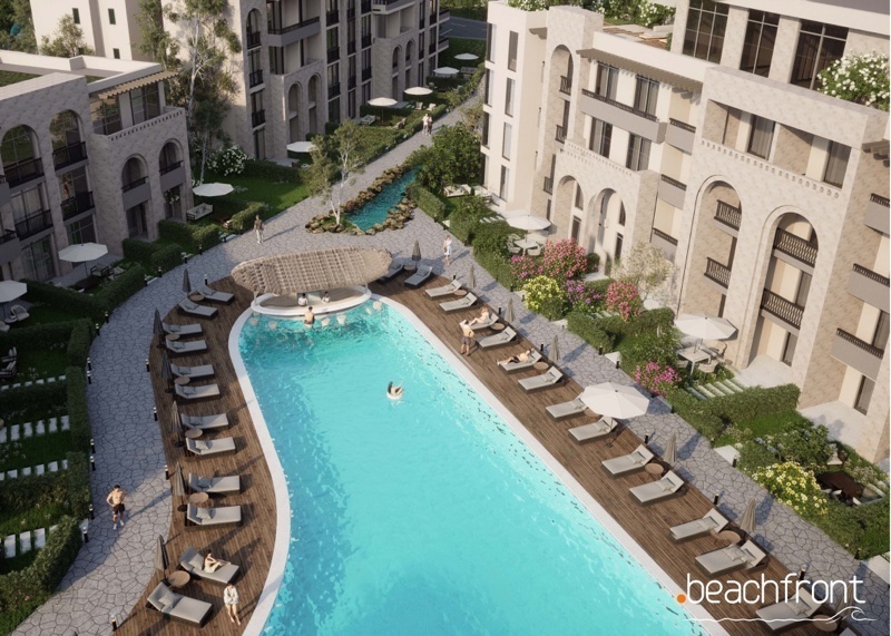 Red Hills Sahl Hasheesh | Современная квартира-студия с частичным видом на бассейн | 60 м²